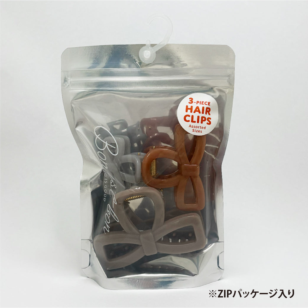 Bon est bon ヘアクリップ3Pセット