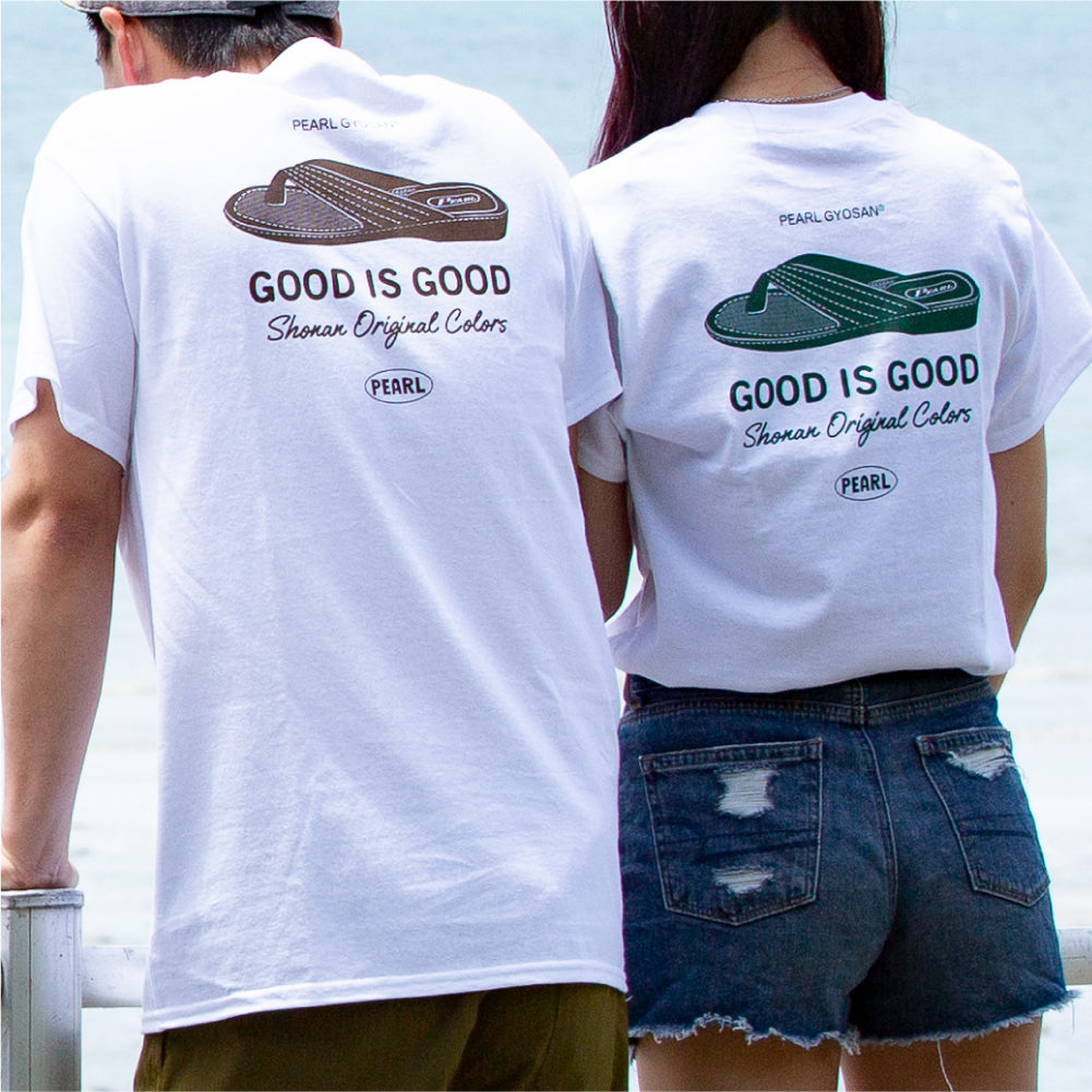 GYOSAN ポケットTシャツ ホワイト/ネイビー