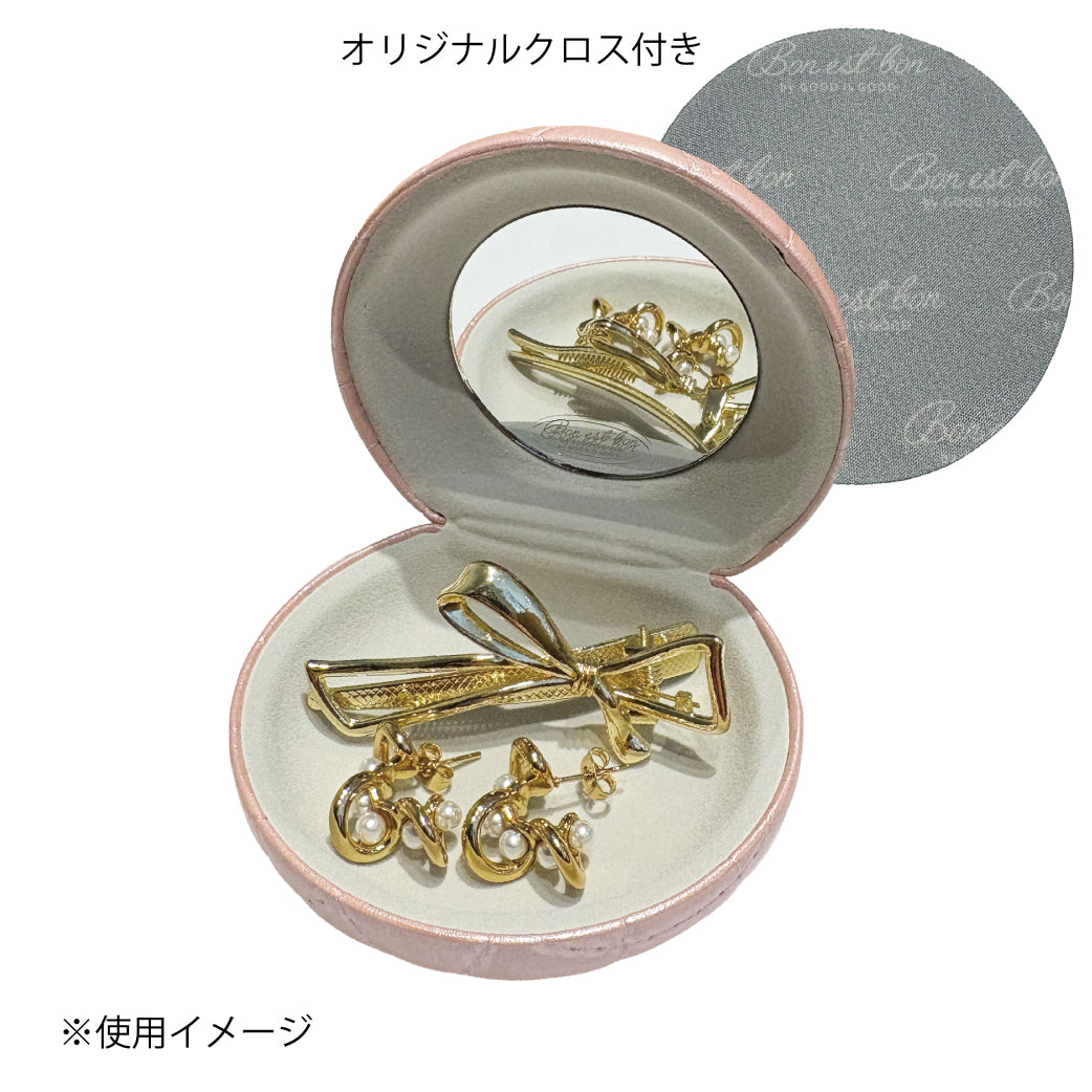 Bon est bon アクセケース キルティング ラウンド