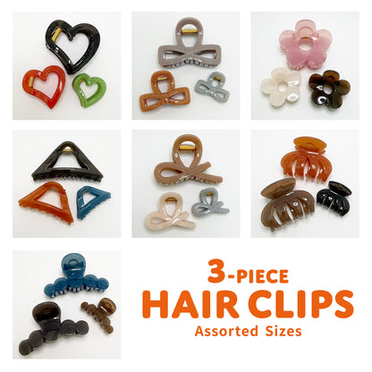 Bon est bon ヘアクリップ3Pセット