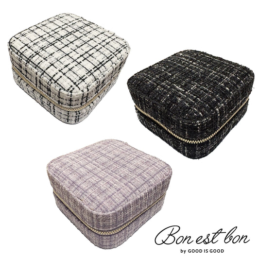 Bon est bon アクセサリーボックス ツイード