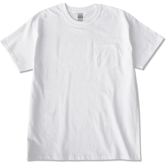 GYOSAN ポケットTシャツ ホワイト/ネイビー