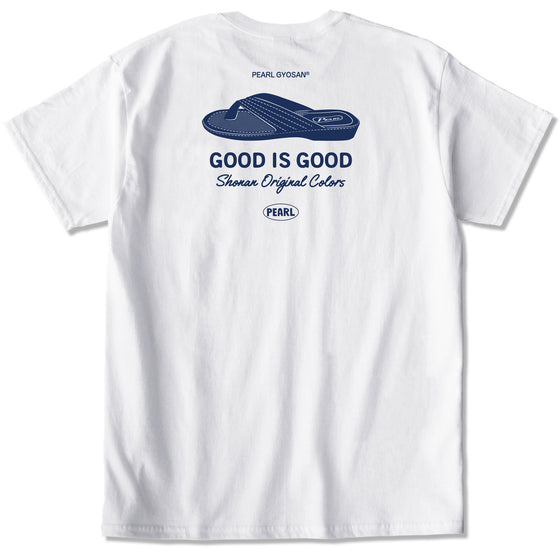 GYOSAN ポケットTシャツ ホワイト/ネイビー